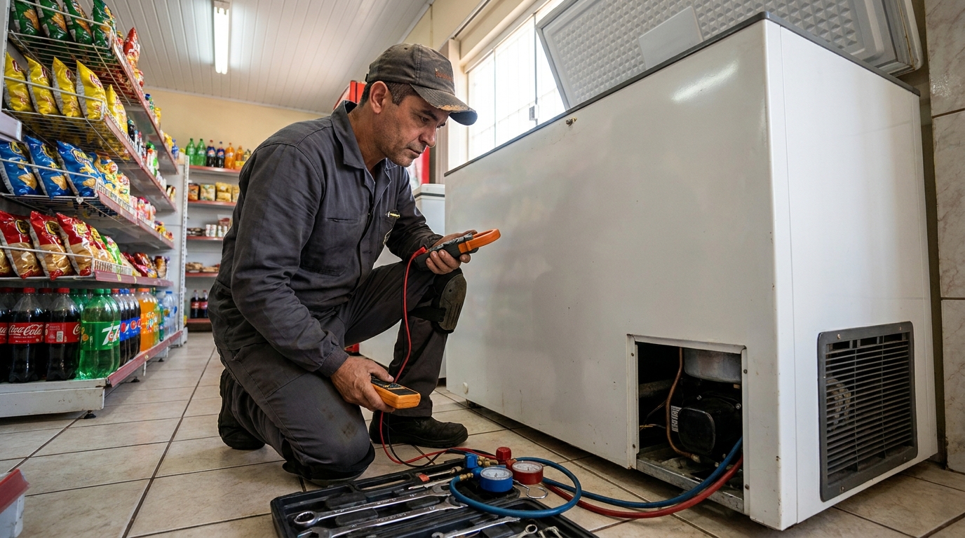 Conserto de placa eletrônica de freezer em Montes Claros‑MG